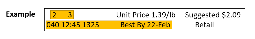 Package Number Example